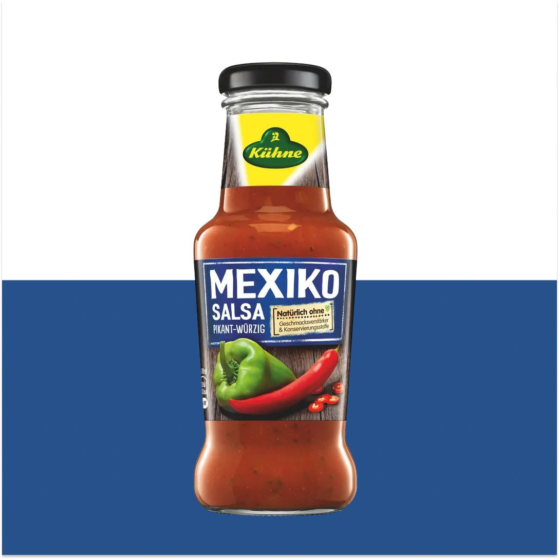 Соус томатный Kuhne Mexico Salsa Мексиканский с острым перцем Чили ...