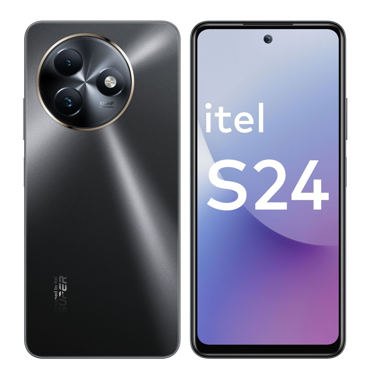 ITEL Смартфон ITEL S24 Ростест (EAC) 8/256 ГБ, черный