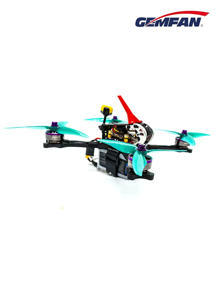 Пропеллеры FPV 5" GemFan Hurricane 51466V2(4 штуки), зелёные, зеленый, фото 5