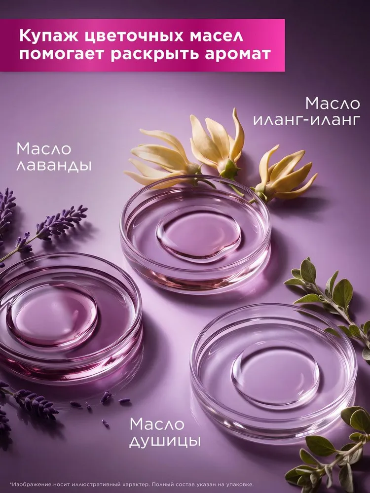 CAMAY Гель для душа женский парфюмированный, с ароматом черной орхидеи, 1000 мл, 1 л, фото 4