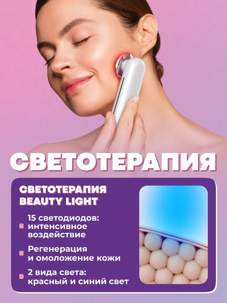 Домашний RF-лифтинг: нанесение проводящего геля перед процедурой Yamaguchi RF Lifting