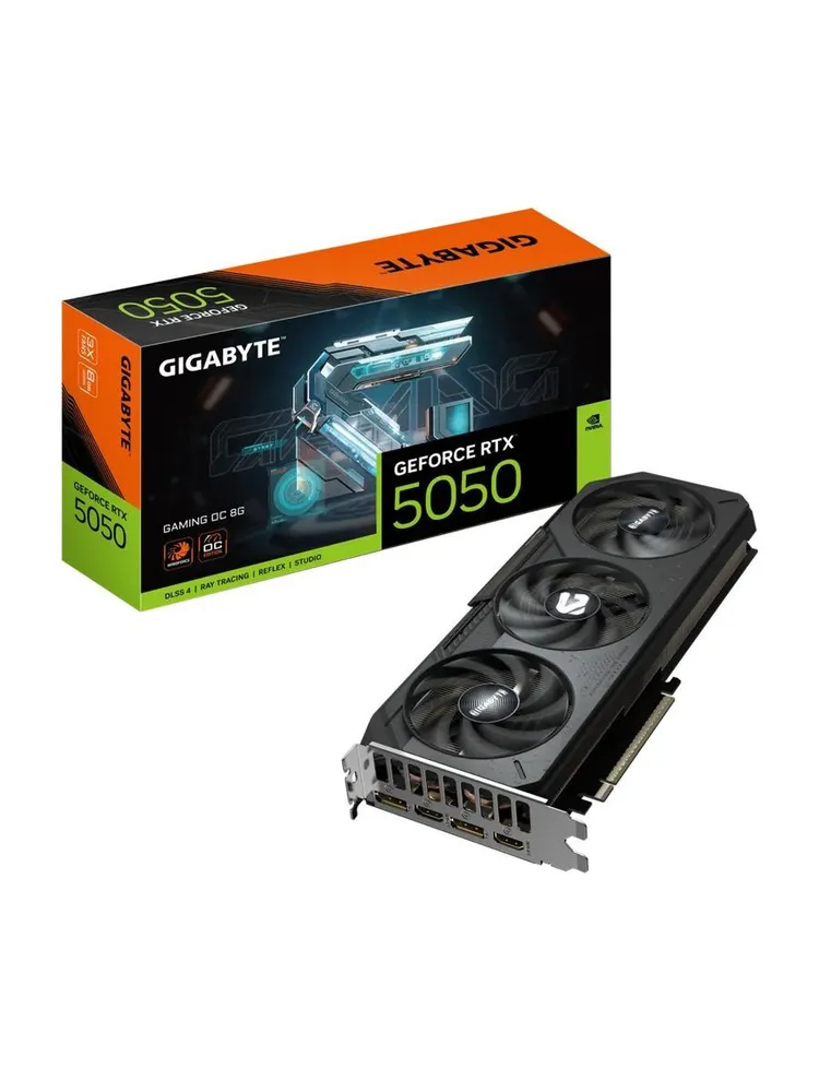 Gigabyte Видеокарта GeForce RTX 5050 8 ГБ (GV-N5050GAMING OC-8GD)