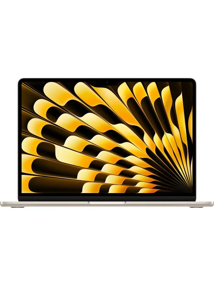Apple MacBook Air Ноутбук 13.6", Apple M4 (10C CPU, 8C GPU), RAM 16 ГБ, SSD 256 ГБ, Apple M4 GPU (8-core), MacOS, (MW0Y3RU/A), золотой, Русская раскладка