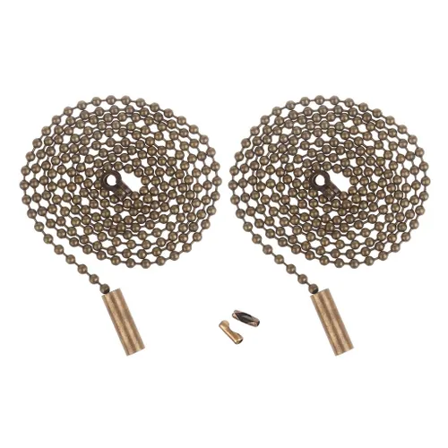 выключатель Цепочка из бисера-переключателя бронзового цвета, 1 комплект из 2-х