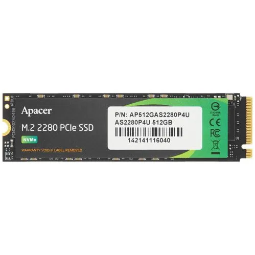 Apacer 512 ГБ Внутренний SSD-диск AS2280P4U (AP512GAS2280P4U-1)