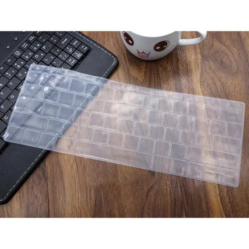 Защитная Пленка Для Клавиатуры, Прозрачная, Из Tpu, Защита От Пыли, Для Офисной Работы, 1 Шт