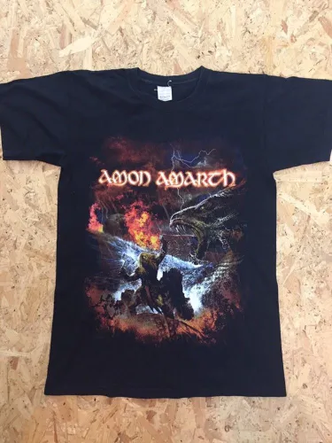 Футболка New Vintage Amon Amarth Twilight Of The Gods Swedish Heavy Metal Band T-Shirt
