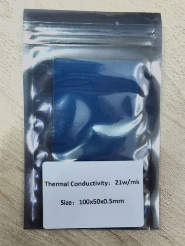 Термопрокладка 21w/mK 100*50*0,5мм