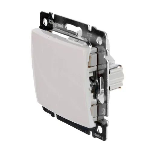 Выключатель встраиваемый Legrand Valena 1-клавишный бежевый поликарбонат