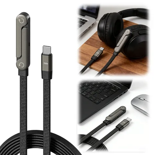 Кабель для мобильных устройств, 1.7 м, черный