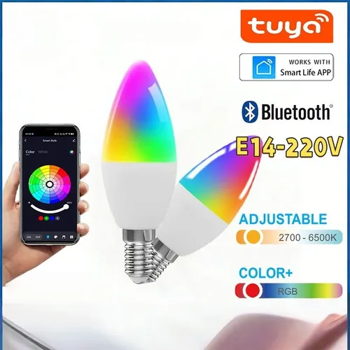 Лампочка, Цоколь:E12, 1 шт.