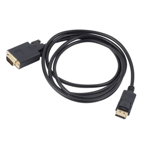 Видеокабель DisplayPort/VGA (D-Sub), 1.8 м, черный