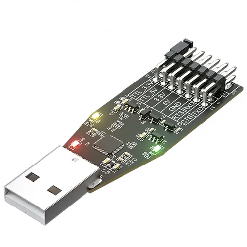 Модуль USB-TTL промышленного класса, кабель USB-Serial Port для загрузки данных.