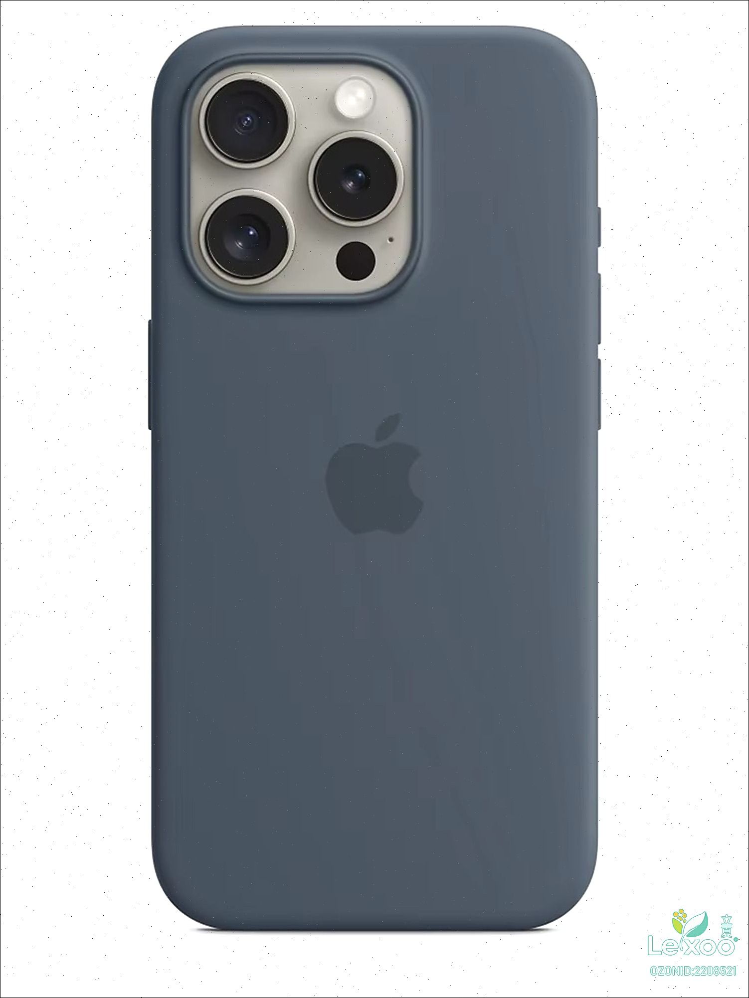 智能手机壳 用于 Apple iPhone 15 Pro Max, 硅胶, 深蓝色