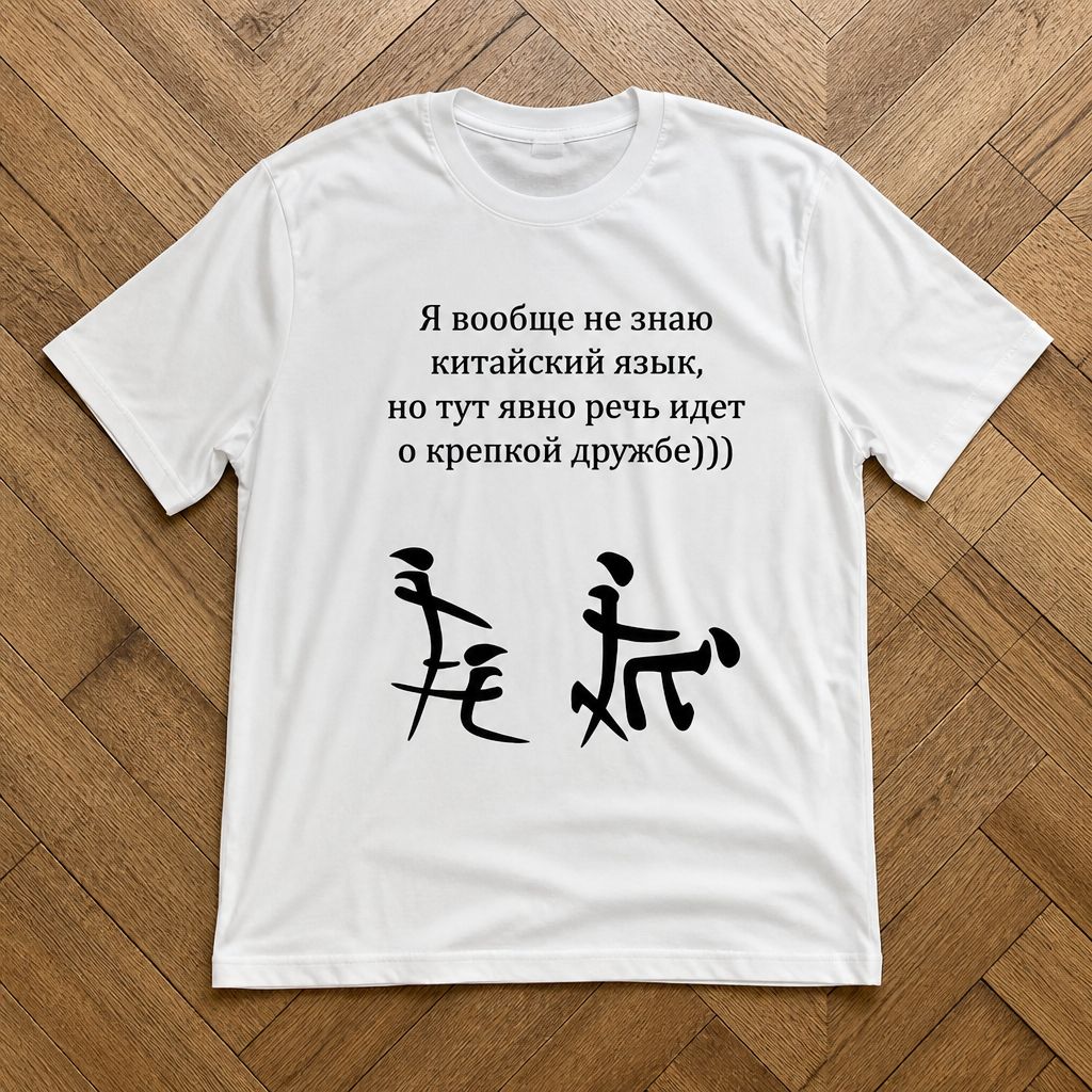 Футболка Китайский Язык