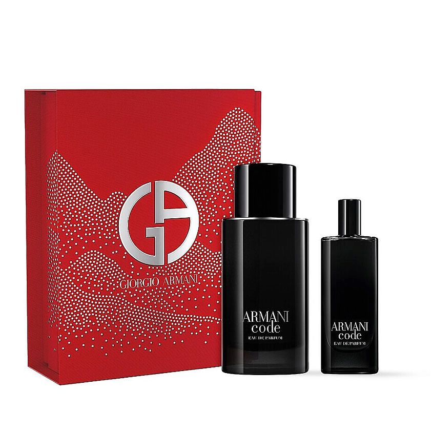 Giorgio Armani Code set парфюмерная вода мужская набор (75 мл +15 мл) купить