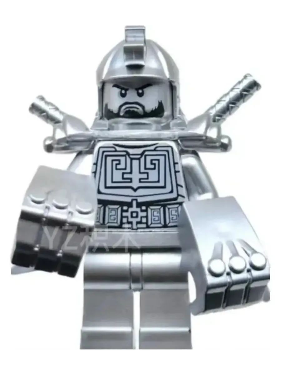 Фигурка Лорд Гармадон в серебряной броне м / Ниндзяго / Минифигурка Ninjago