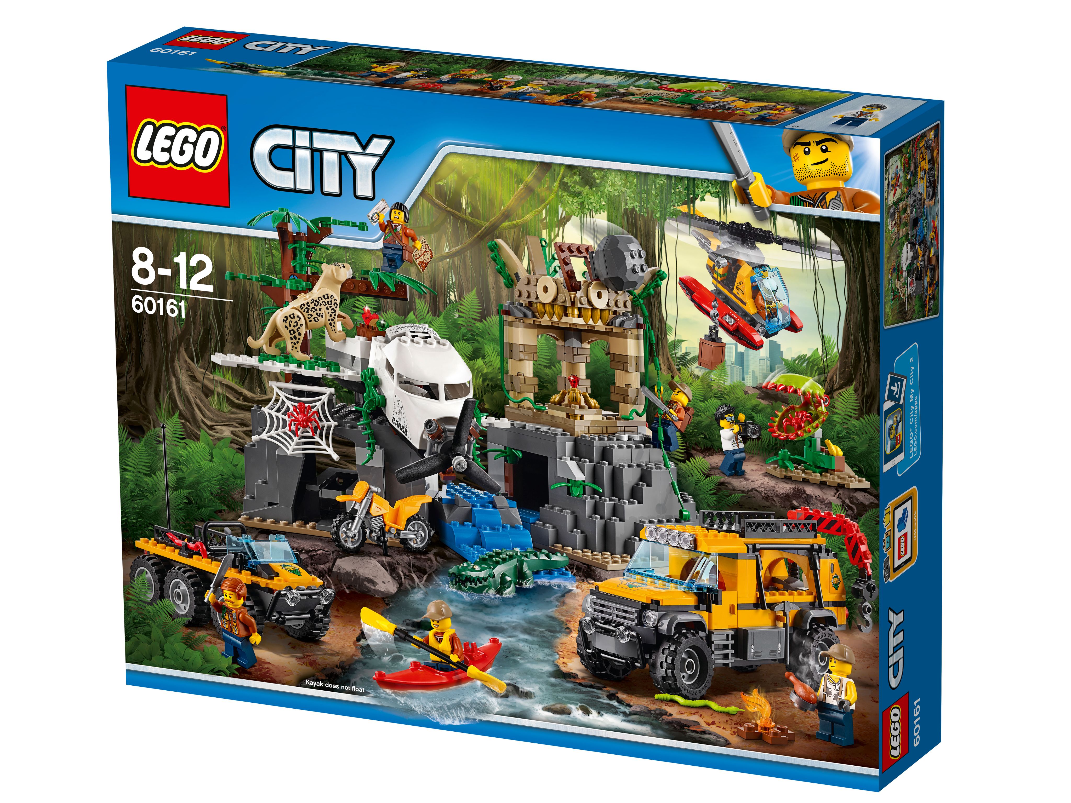 Конструктор LEGO City 60161 База исследователей джунглей (Jungle ...