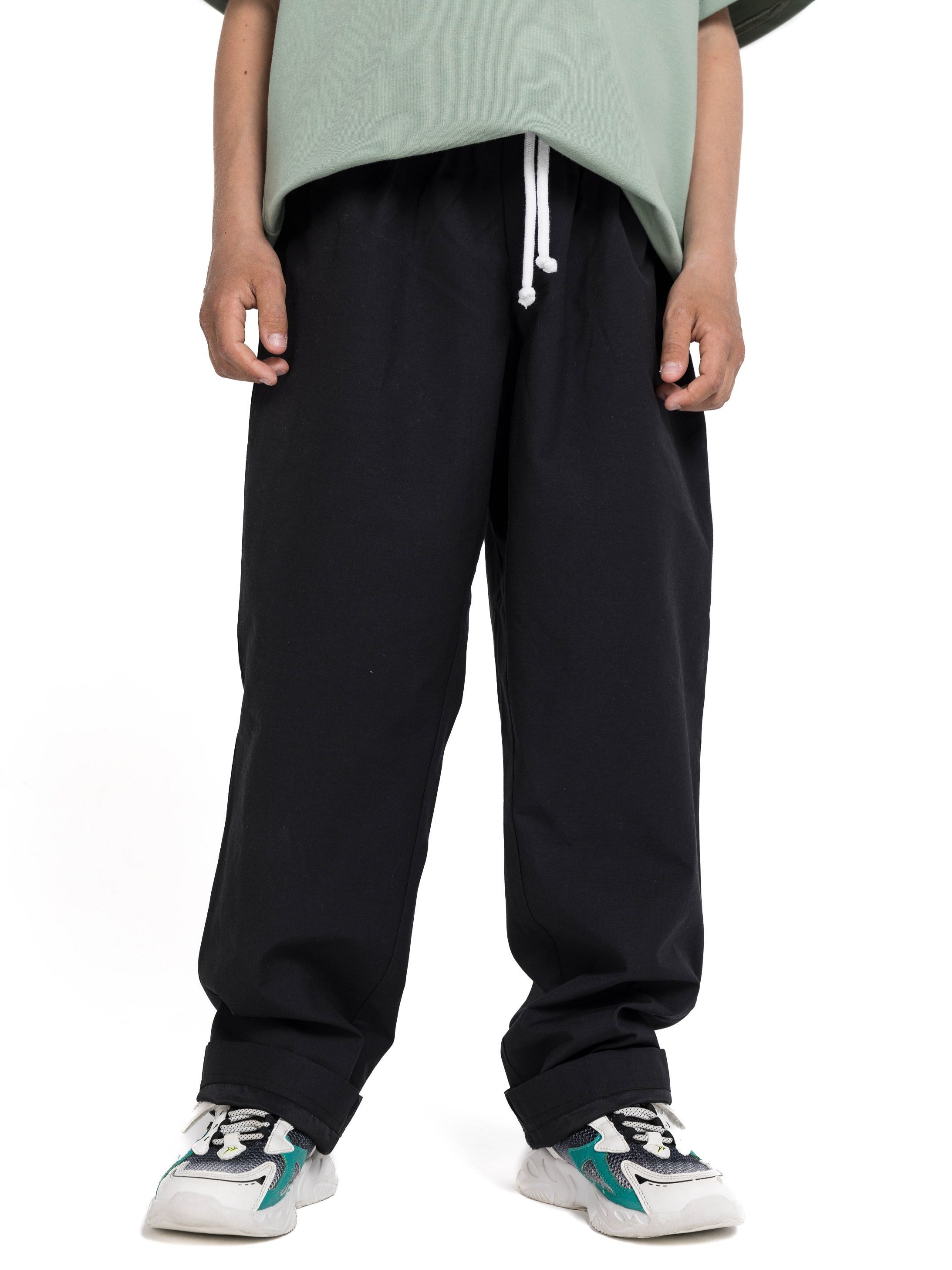 Брюки Мужской, Женский Break down streetwear черный для спорта Хлопок ...