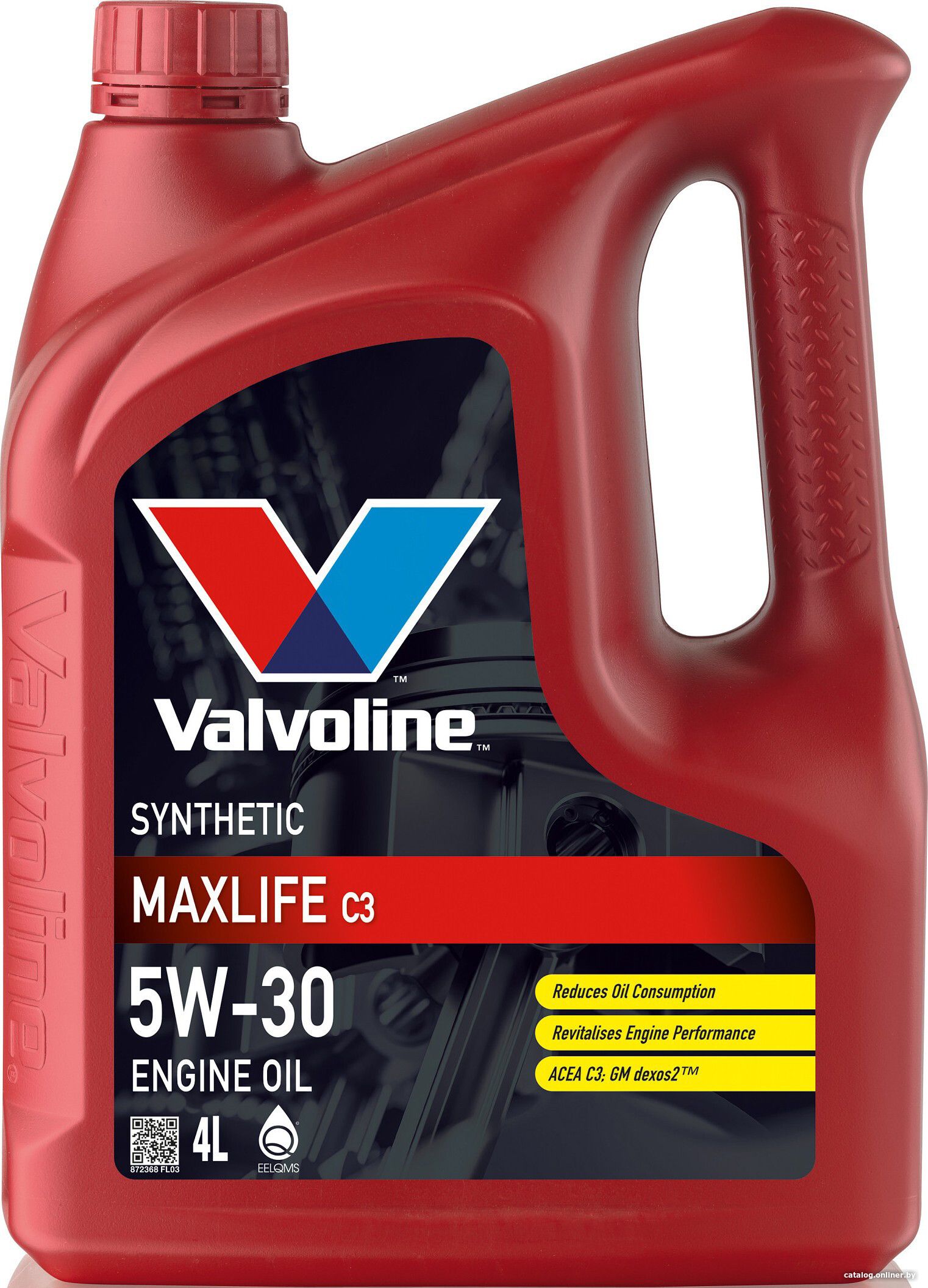 Valvoline maxlife 5W-30, Масло моторное, Синтетическое, 4 л