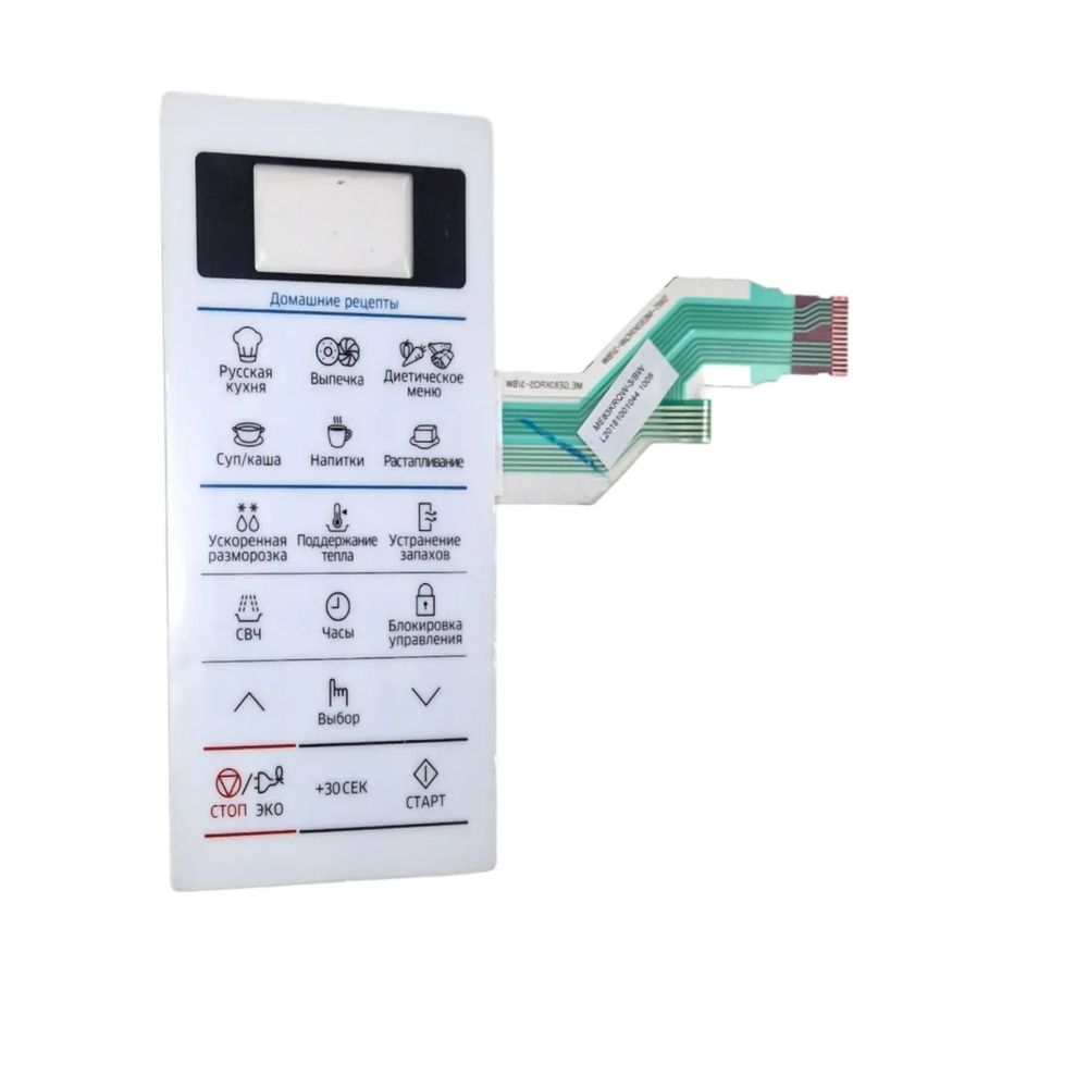 Сенсорная панель для микроволновой печи (свч) Samsung ME83KRQW-3 DE34-00384R