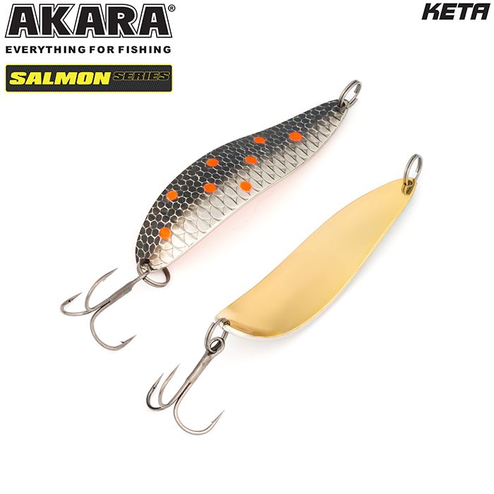 Блесна колеб. Akara Salmon Кета 85 мм 22 гр. 11-NI/GO