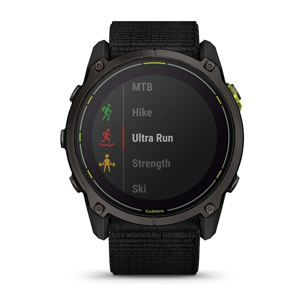Мультиспортивные часы Garmin Enduro 3, черный нейлоновый ремешок UltraFit, 010-02751-01