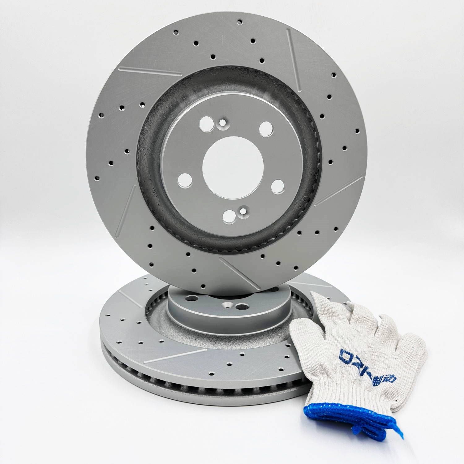 Диски тормозные передние перфорированные вентилируемые