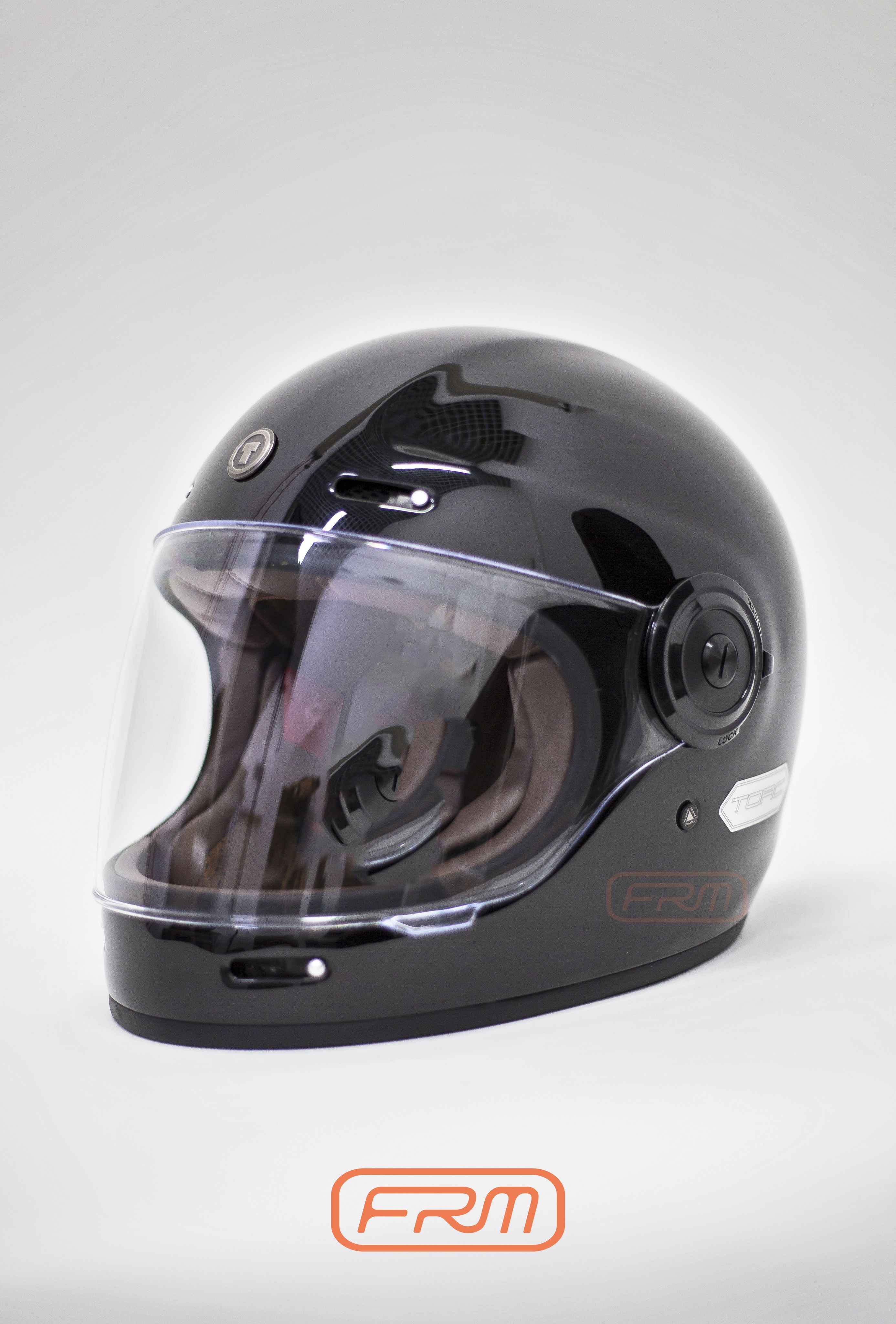 Мотошлем интеграл Torc T1 RETRO черный глянцевый XL купить на OZON