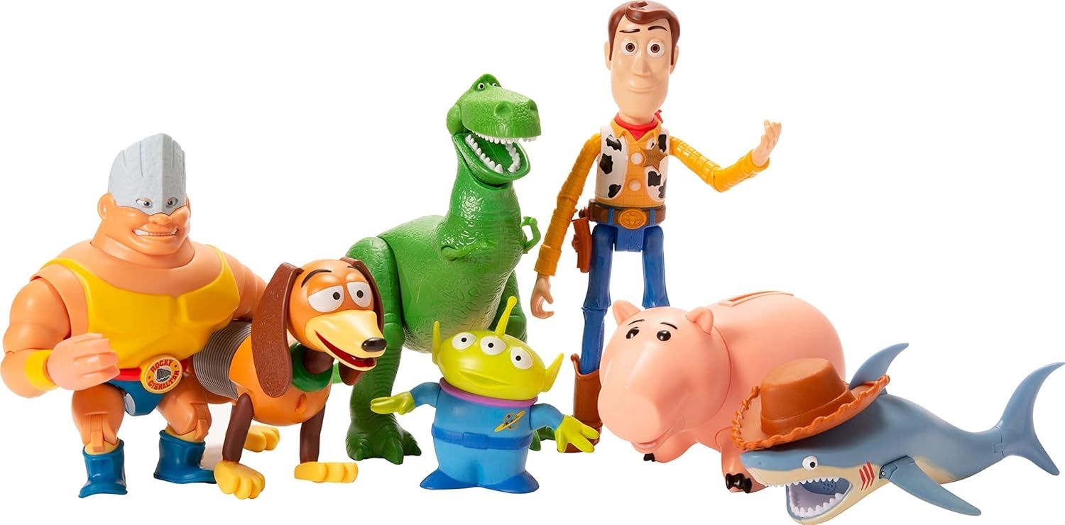 История игрушек / Toy Story Набор из 7 фигурок Disney100 от Mattel