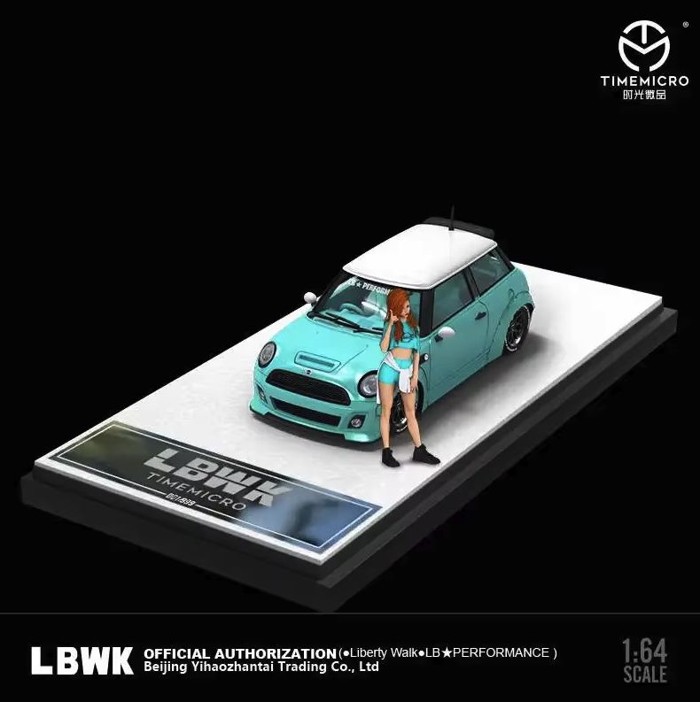 Коллекционная машинка TIME MICRO 1:64 LBWK MiniCooper Tiffany Blue ...