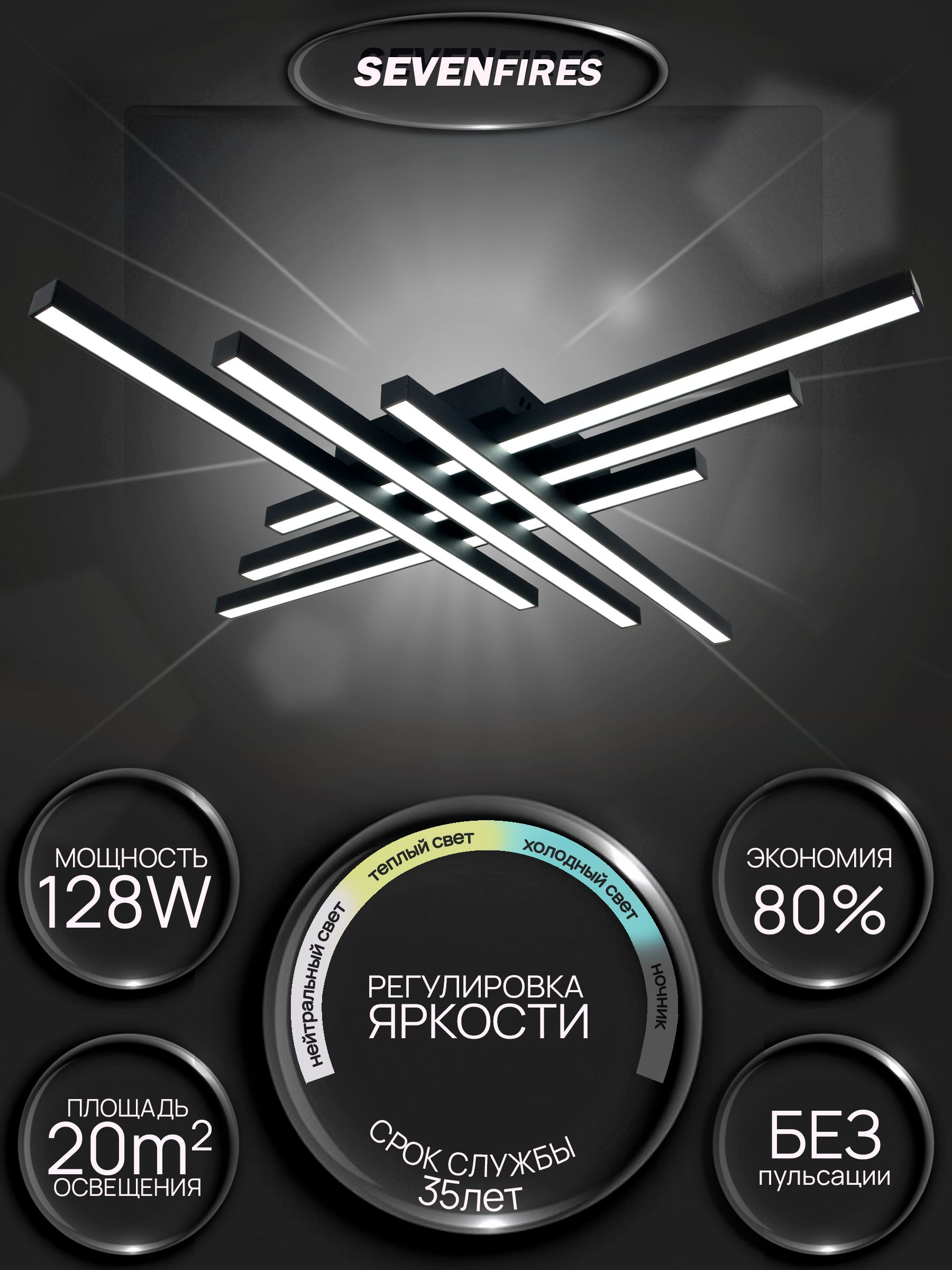 Люстры6рожковые