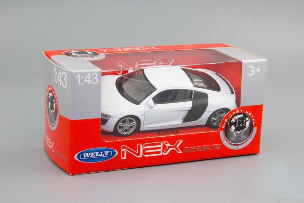 МашинкаWellyAudiR8белая1:4344000W