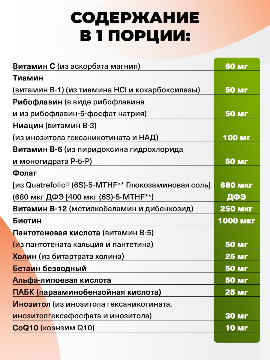 Now, CO-ENZYME B-COMPLEX 60 капсул