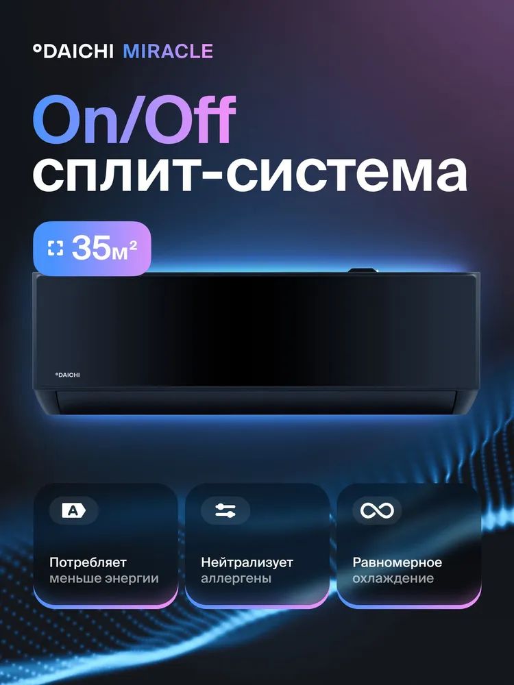 Сплит-система Daichi MIRacle MIR35AVQ1R/MIR35FV1R