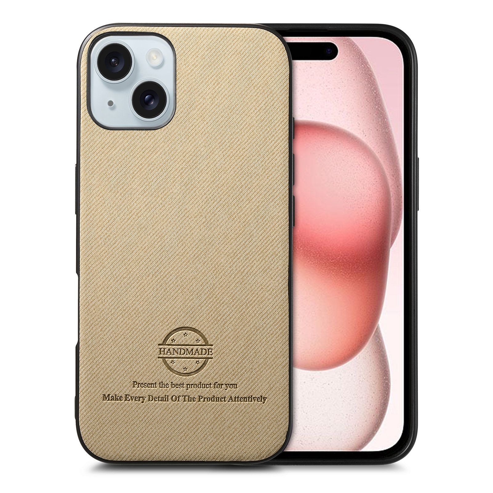 智能手机壳 用于 Apple iPhone 13, 热塑性聚氨酯, 卡其色
