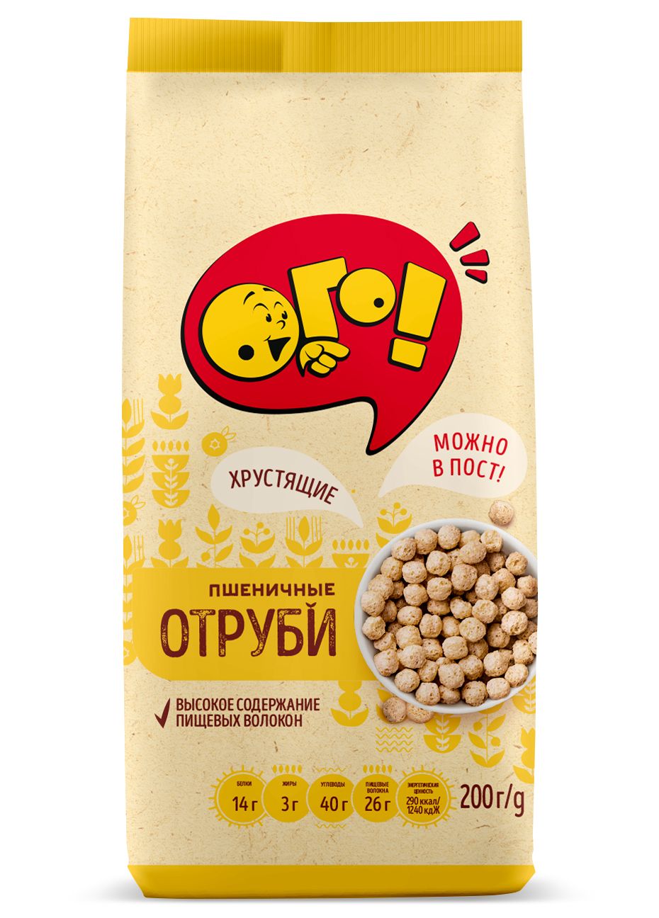 ОтрубипшеничныеэкструдированныеОГО!,200г