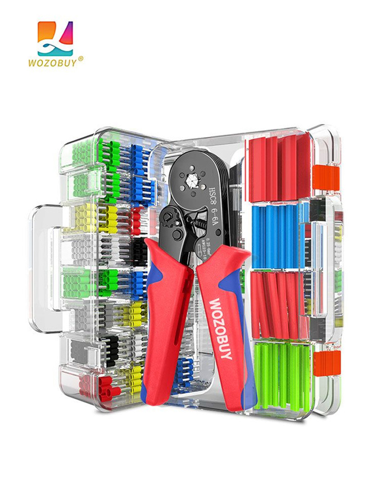 Пресс-клещиобжимные+наборнаконечников400шт.HSC86-4A