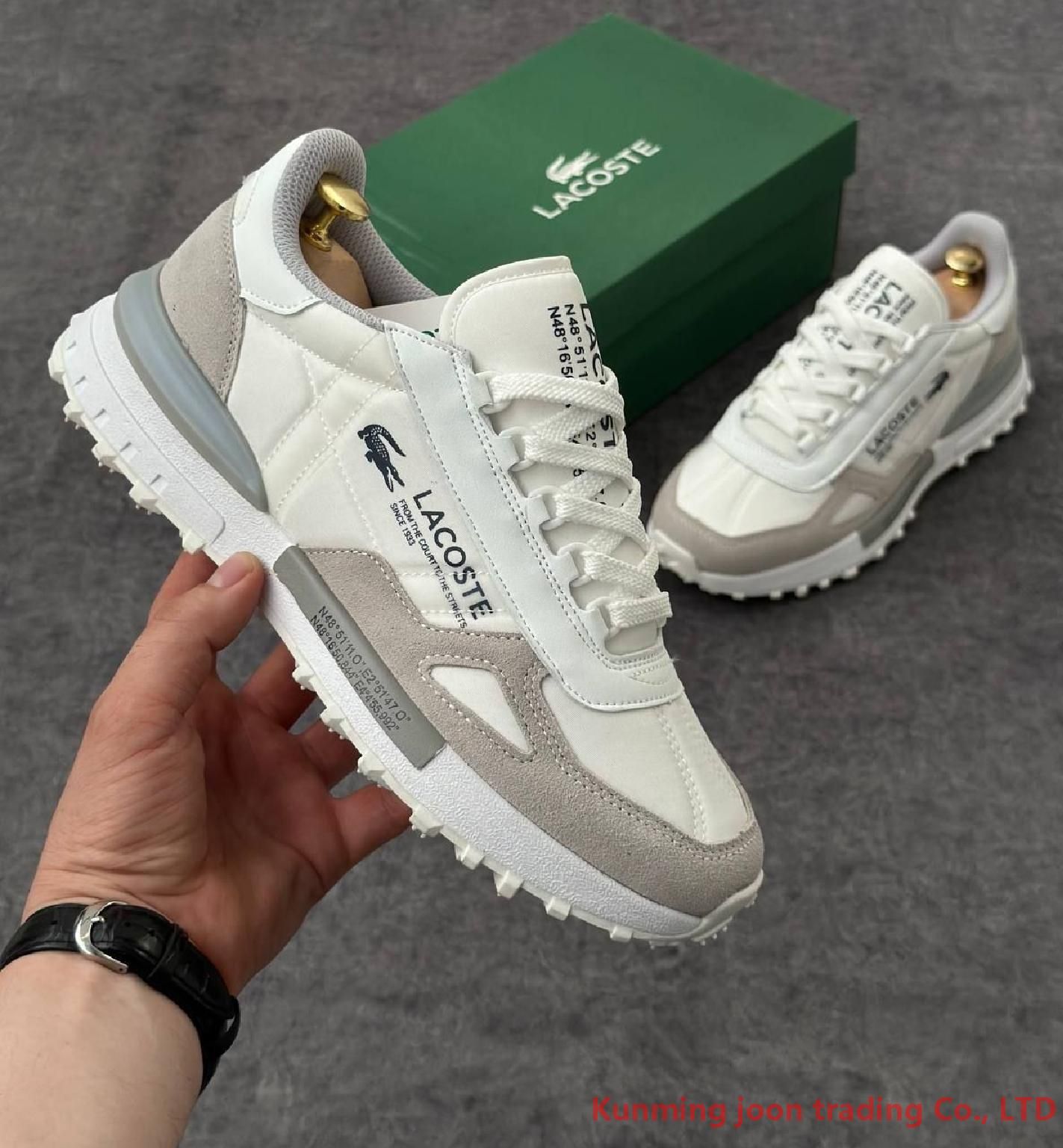 Кроссовки Мужской, Женский Lacoste Текстиль Бег, Спортивная ходьба ...