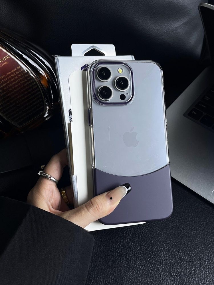 智能手机壳 用于 Apple iPhone 16 Pro Max, 热塑性聚氨酯, 紫色
