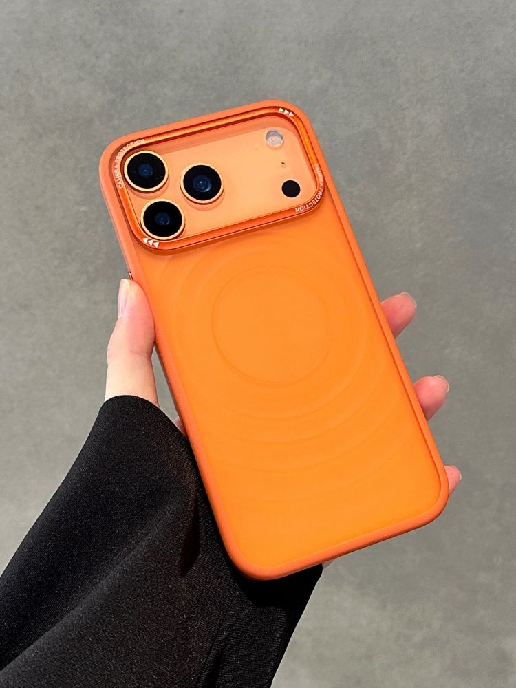 智能手机壳 用于 Apple iPhone 17, 热塑性聚氨酯, 橙色