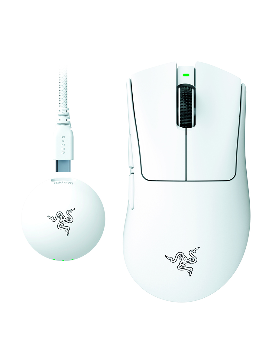 公式限定色Razer DeathAdder V4 Pro おまけ付き Мышь Razer DeathAdder V4 Pro , белый,RZ01-05330200-R3G1 купить c
