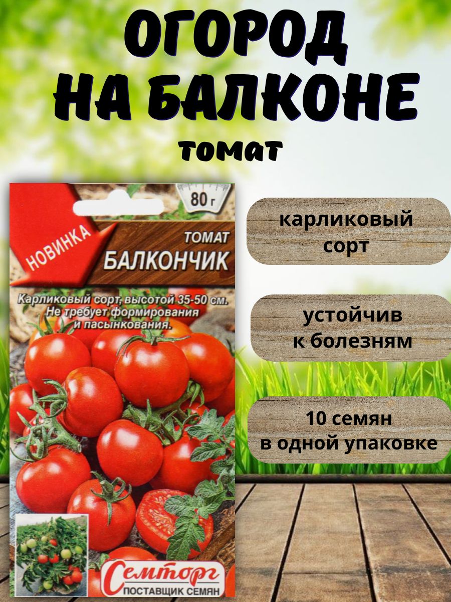 СеменатоматаБалкончик,дляподоконникаибалкона,Аэлита