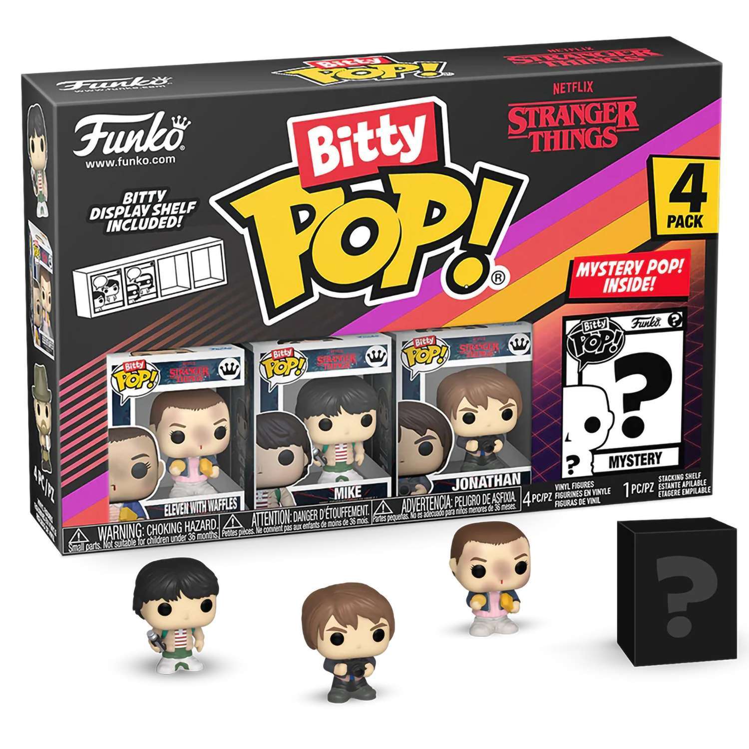 Фигурки Funko Bitty POP! Stranger Things: Eleven+Mike+Jonathan+