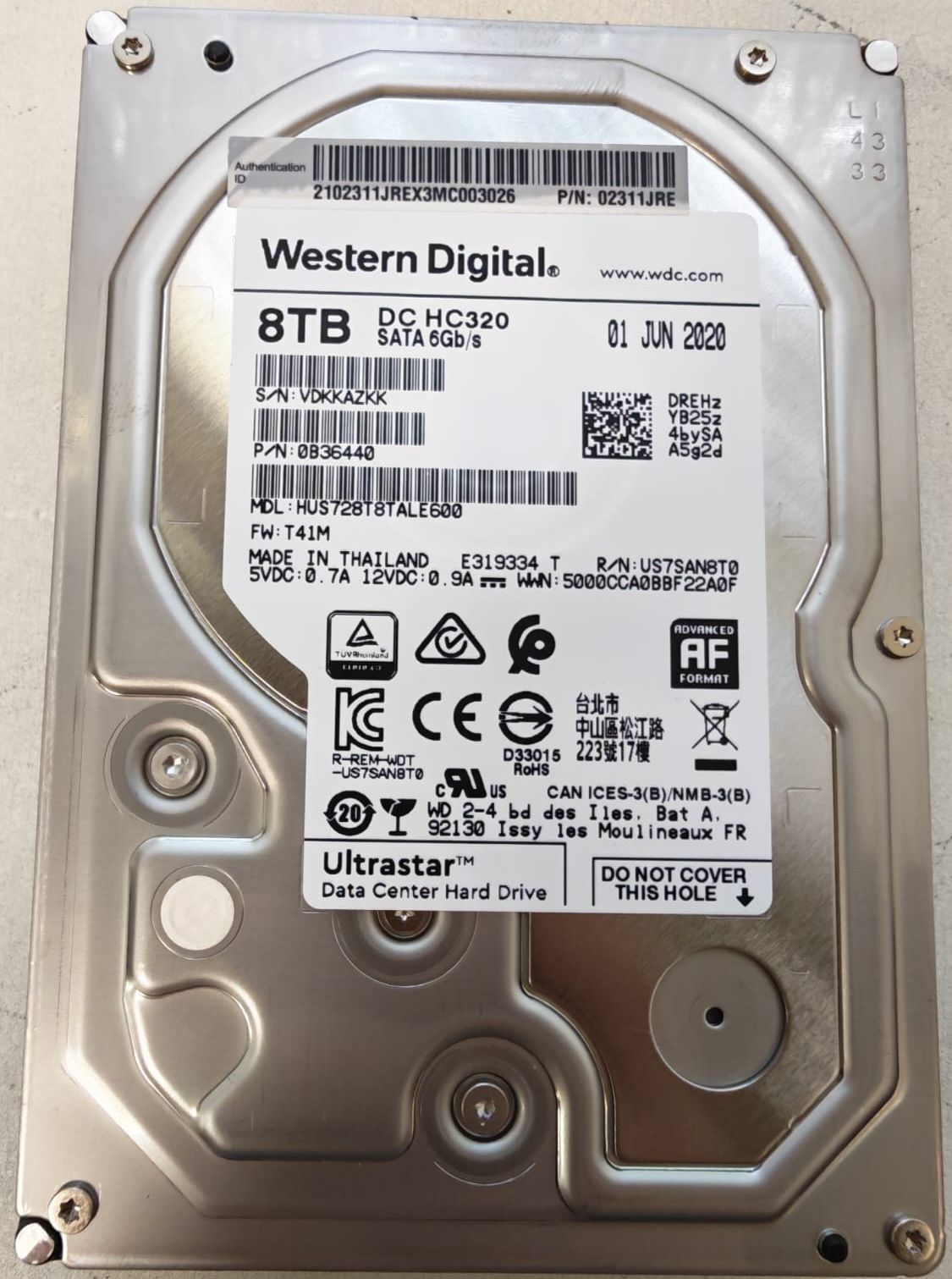 WD ULTRASTAR DC HC320 купить на OZON по низкой цене