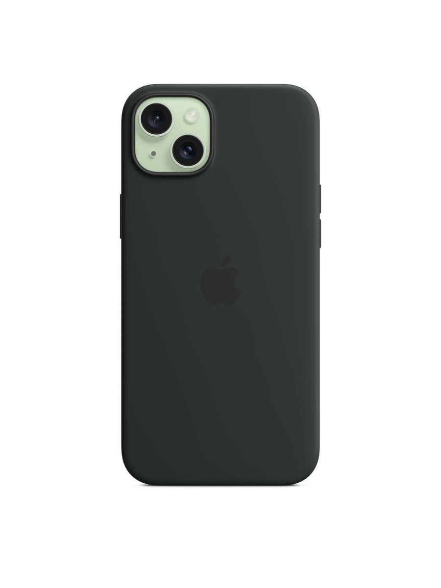 Чехол Apple iPhone 15 Plus Silicone Case with MagSafe Black MT103ZM/A