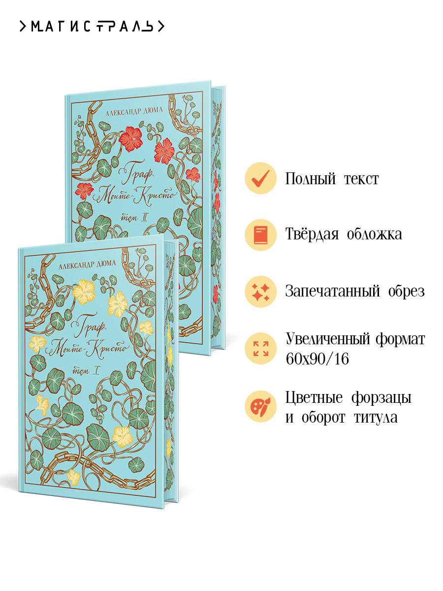 Граф Монте-Кристо (комплект из 2-х книг) | Russian-Language Book - Ozon image 1