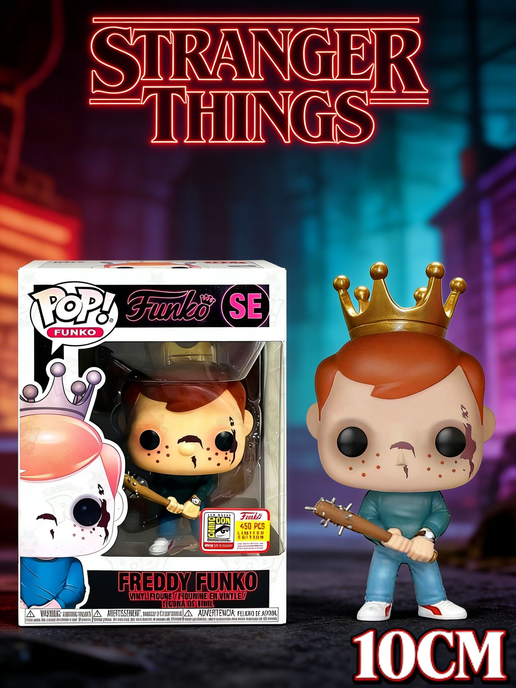 Фигурка POP! stranger things, Очень странные дела Freddy 10CM, Персонаж ...