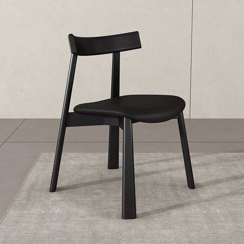 Стул Домашний современный минималистский обеденный стул из цельного ...