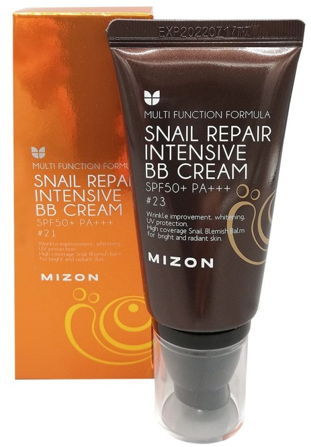 Mizon BB-крем с экстрактом муцина улитки Snail Repair Intensive BB Cream, SPF50+ РА+++, #23, 50 мл  #1